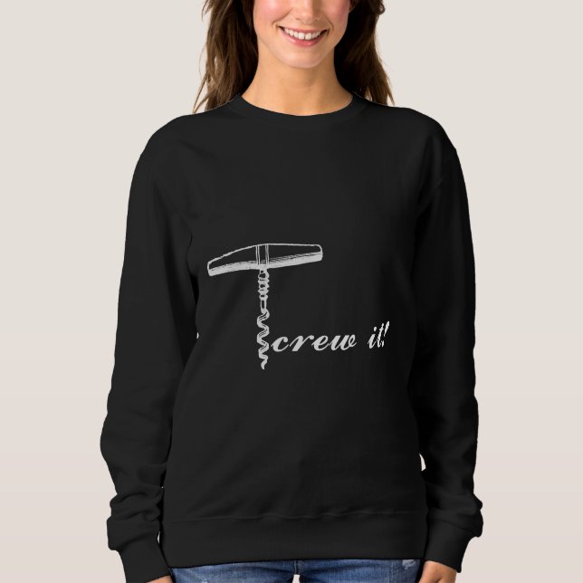 Sudadera Tornillo De Vino (Anverso)