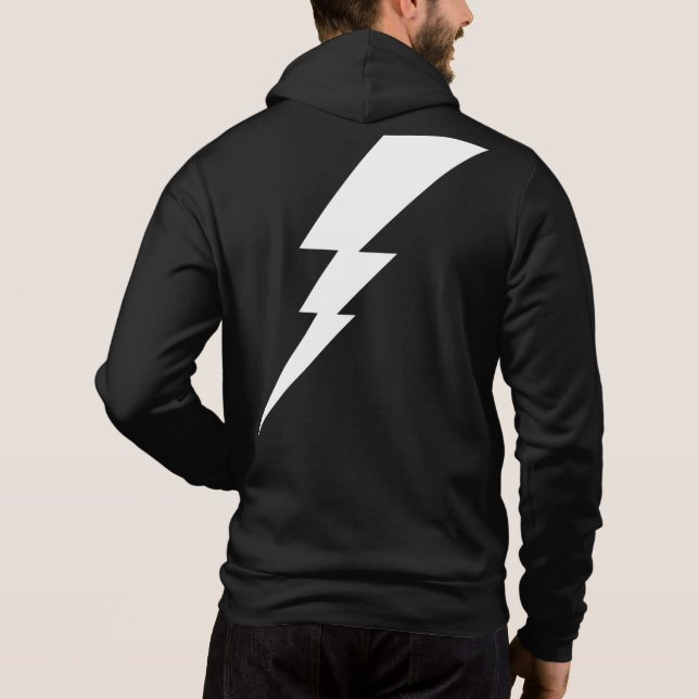 Sudadera Tornillo Lightning blanco (Reverso)