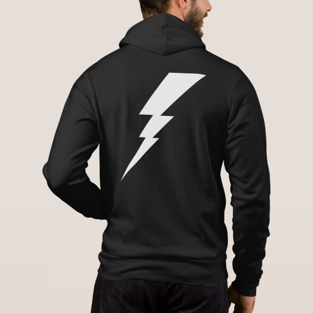 Sudadera Tornillo Lightning blanco (Reverso)