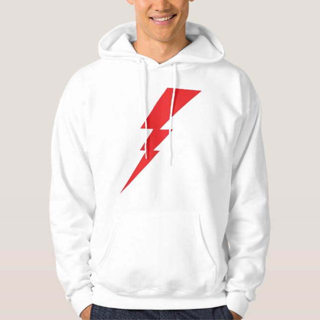 Sudadera Tornillo relámpago rojo (Anverso)