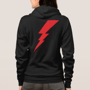 Sudadera Tornillo relámpago rojo