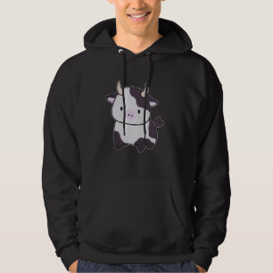Sudadera Toro De Vaca De Leche Con Cuernos De Granja Bovina