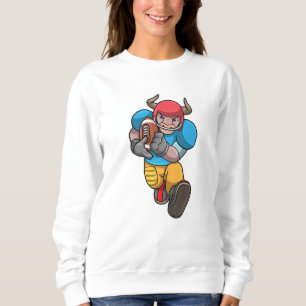 Sudadera Toro en deportes con fútbol y casco