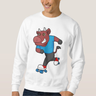 Sudadera Toro en patinaje en línea con patines de patinaje
