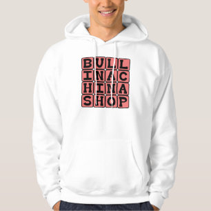 Sudadera Toro En Una Tienda De Cristal, Torpe