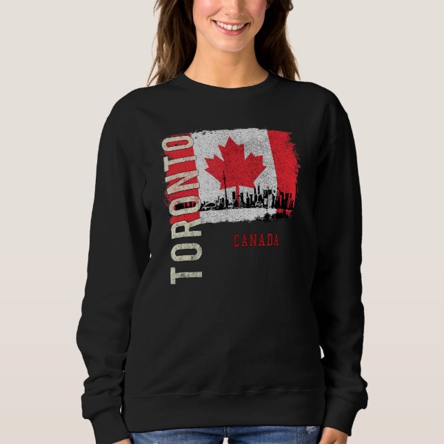 Sudadera Toronto Canadá América (Anverso)