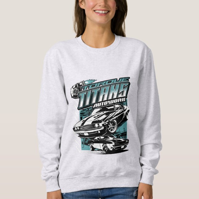 SUDADERA TORQUE TITANS AUTOWORKS - AUTOS LEGEND DE EE. UU. (Anverso)