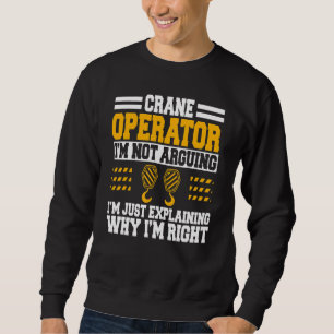 Sudadera Torre de construcción de equipo pesado del operado