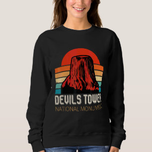 Sudadera Torre del Diablo Monumento Nacional Recuerdo Wyomi
