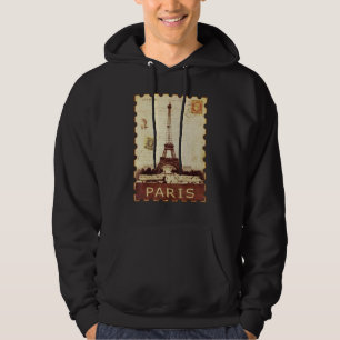 Sudadera Torre Eiffel Estampado Vacaciones Vintage París Fr
