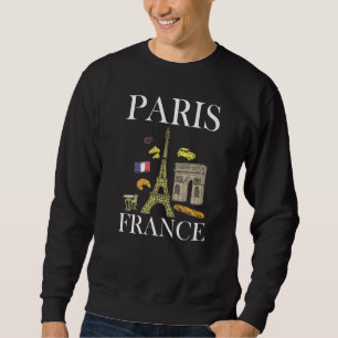 Sudadera Torre Eiffel Mujeres Hermosas París Francia Premiu