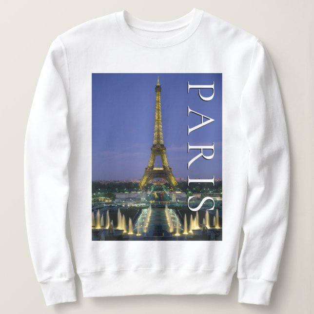Sudadera Torre Eiffel | París, Francia (Anverso del diseño)