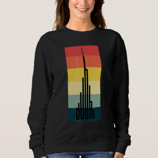 Sudadera Torre Genial Burj Khalifa de Dubái Vintage Royalty