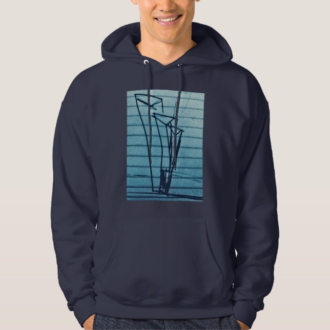 SUDADERA TORRES AZULES PERDIDAS (Anverso)