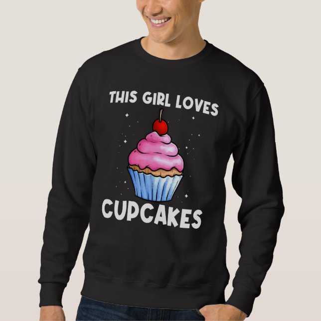 Sudadera Torta Cubierta Para Chicas Niños Baker Baking Cupc (Anverso)