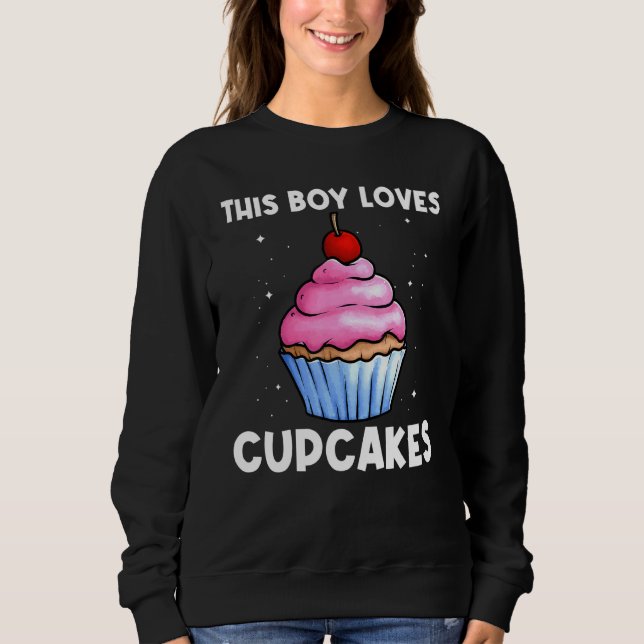 Sudadera Torta Cuta Para Niños Baker Baking Cupcake (Anverso)