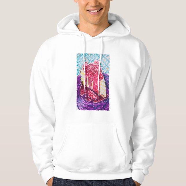 Sudadera Torta de frambuesa (Anverso)