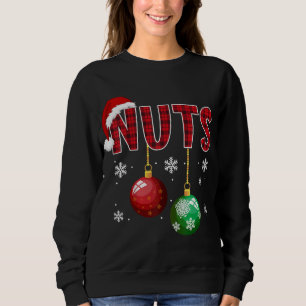 Sudadera Torta de nueces graciosas coincidiendo con el golp