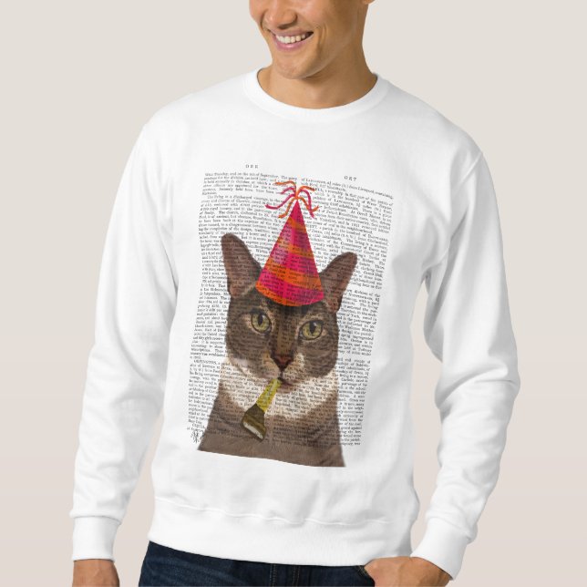 Sudadera Tortoiseshell Cat con Gorra Fiesta (Anverso)