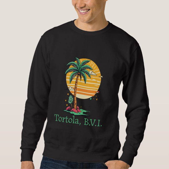 Sudadera Tortola BVI B.V.I British Virgin Islands Souvenir  (Anverso)