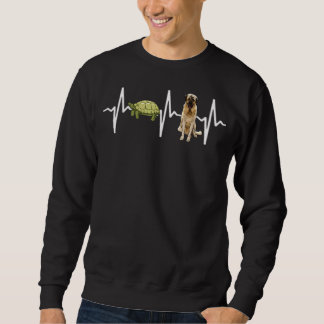 Sudadera Tortuga Anatolian Pastor Perro Heartbeat Perro