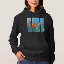 Sudadera Tortuga bebé dibujada