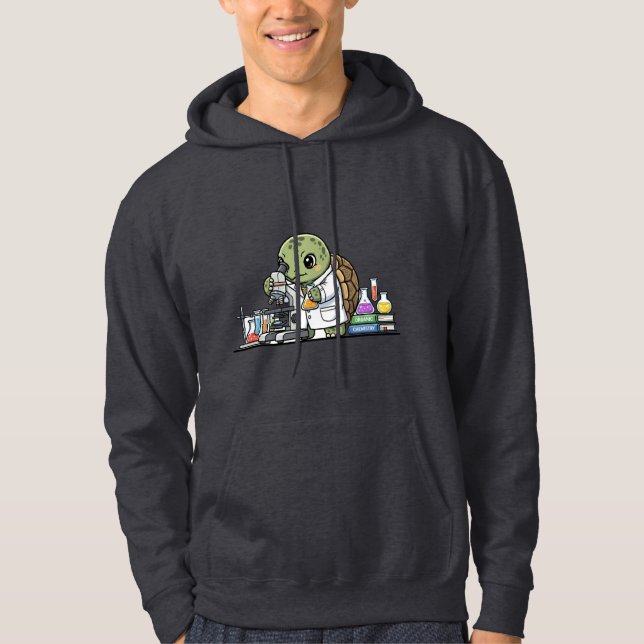 Sudadera Tortuga Científica Adorable (Anverso)