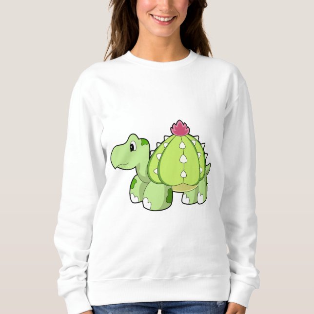 Sudadera Tortuga como cactus (Anverso)
