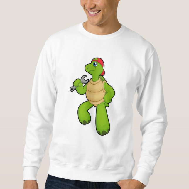Sudadera Tortuga como mecánica con llave y tapón (Anverso)