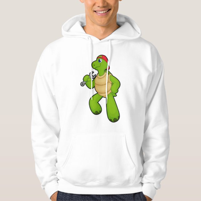 Sudadera Tortuga como mecánica con llave y tapón (Anverso)