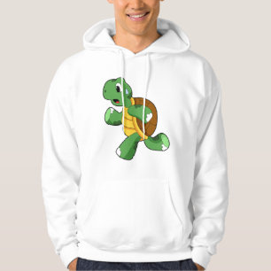 Sudadera Tortuga como trotamundos en carrera