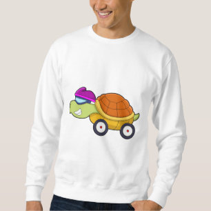 Sudadera Tortuga con caparazón como auto