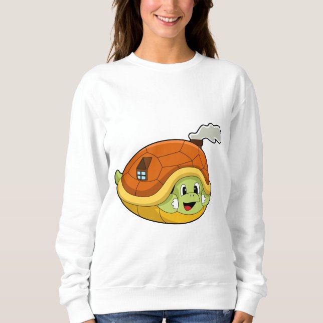 Sudadera Tortuga con caparazón como casa (Anverso)