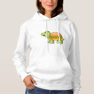 Sudadera Tortuga con caparazón como hamburguesa. PNG