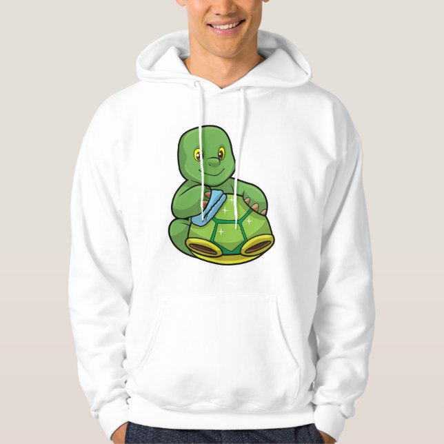 Sudadera Tortuga con caparazón y raya de limpieza (Anverso)