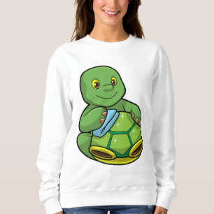 Sudadera Tortuga con caparazón y raya de limpieza