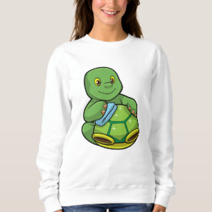 Sudadera Tortuga con caparazón y raya de limpieza