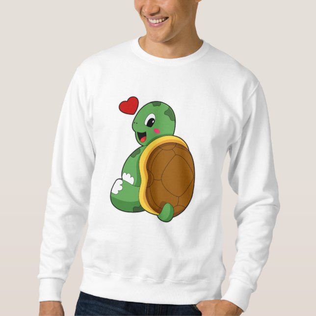 Sudadera Tortuga con corazón (Anverso)