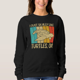 Sudadera Tortuga Cool Para Hombres Mujeres Tortuga Marina A