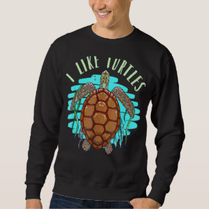 Sudadera Tortuga de agua de mar tortuga