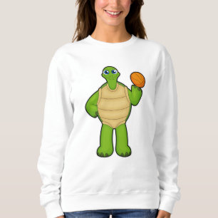 Sudadera Tortuga de baloncesto con baloncesto