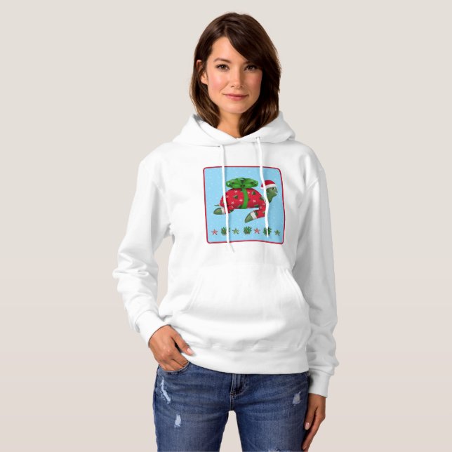 Sudadera Tortuga de Navidad  (Anverso completo)