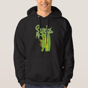Sudadera Tortuga de surf Cool Surfs Up Naturaleza del Océan