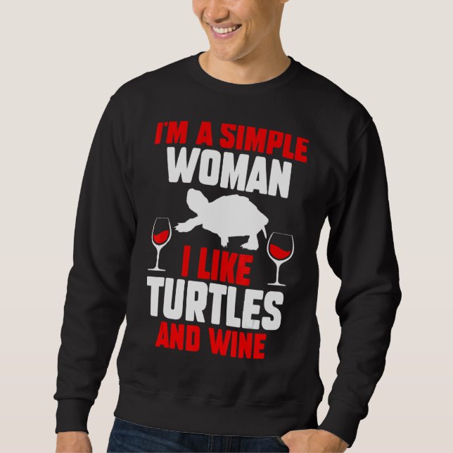Sudadera Tortuga de vino 1 (Anverso)