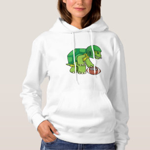 Sudadera Tortuga en deportes con fútbol y casco