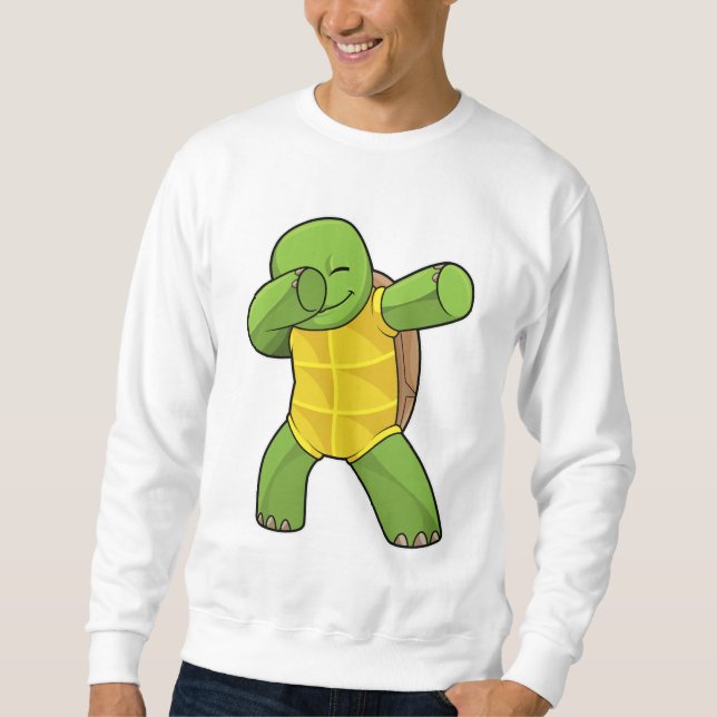 Sudadera Tortuga en Hip Hop Dance Dab (Anverso)