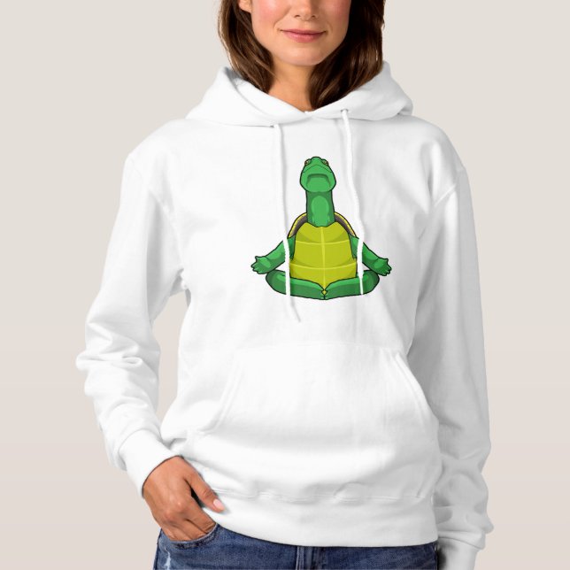 Sudadera Tortuga en la meditación del yoga (Anverso)