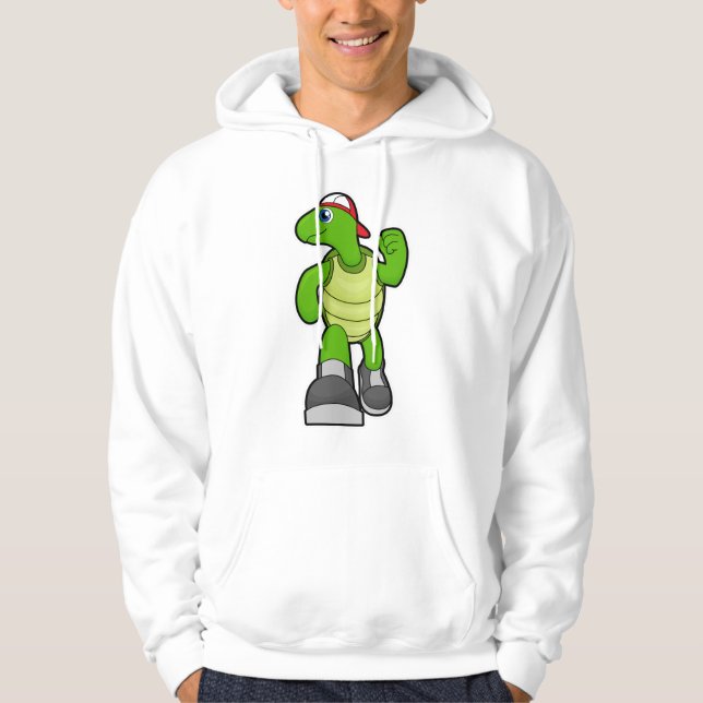 Sudadera Tortuga en marcha con tapón (Anverso)