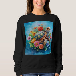 Sudadera Tortuga floral