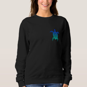 Sudadera Tortuga Maorí Tribal Hawaiano Mar Océano Animal Sc